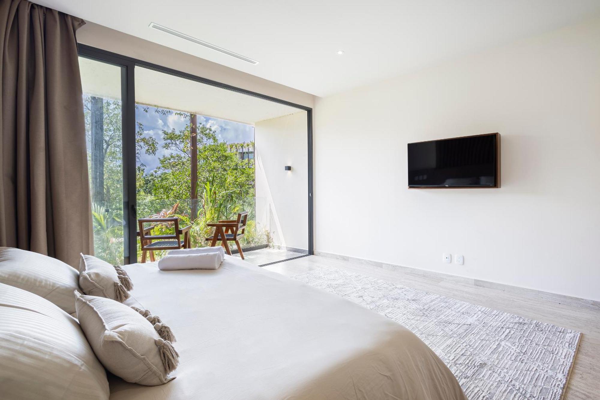 Cozy In The Jungle, Balcony And Pool View Apartment Tulum